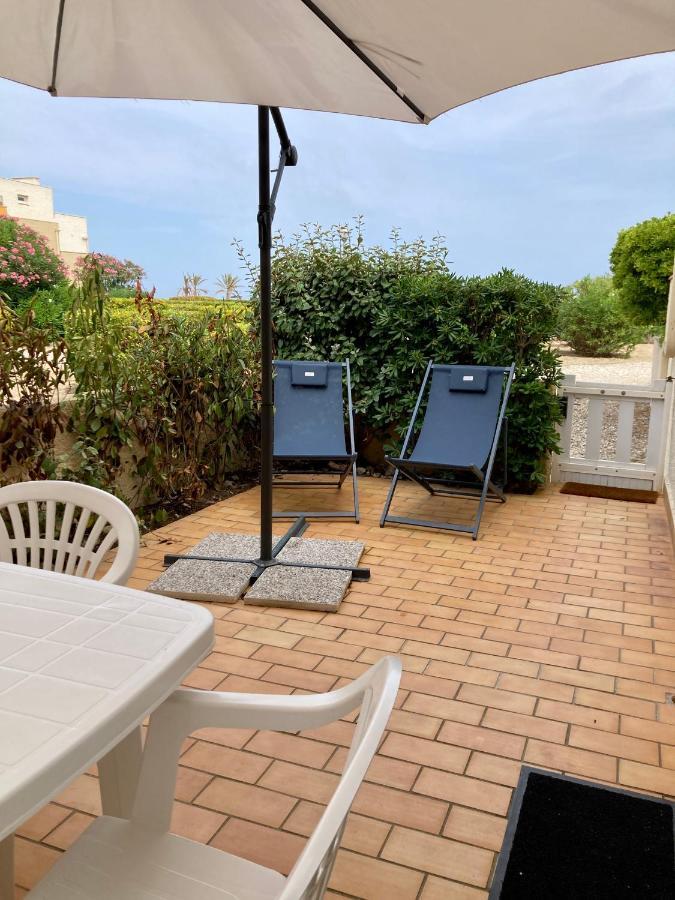 Le Grand Large 3 Pieces En Rez De Jardin, Avec Terrasse Et Acces Direct A La Plage A Pied Le Barcares Exterior photo